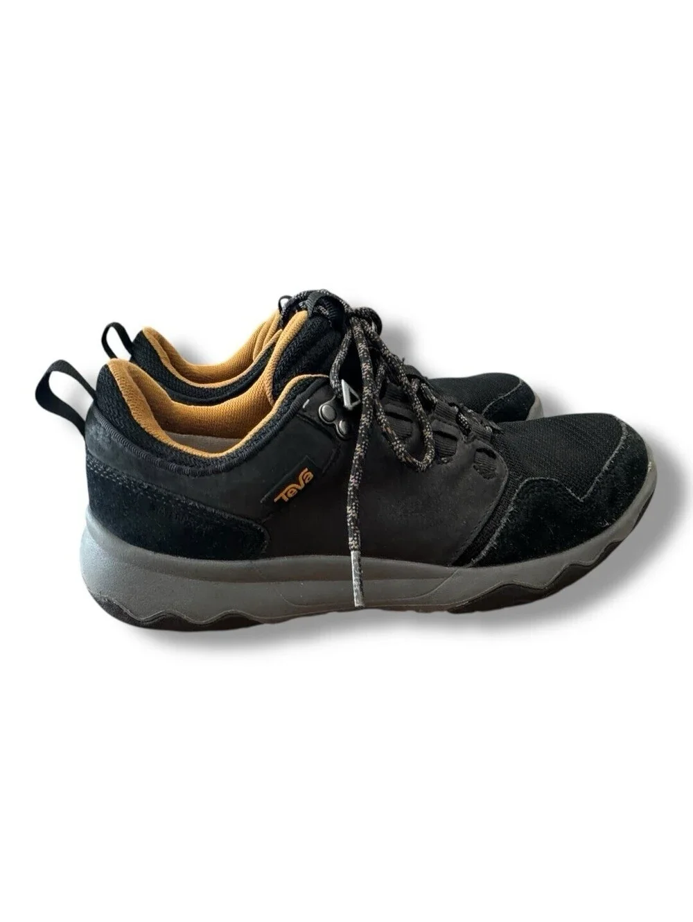 TEVA Arrowood Venture Waterproof Hiking Shoes Black Outdoor Sneaker Men’s Sz 8.5